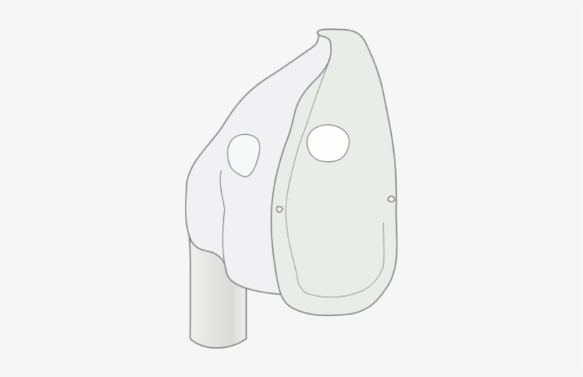 Oxygen Mask - Nebulizer Mask Png, transparent png #906277