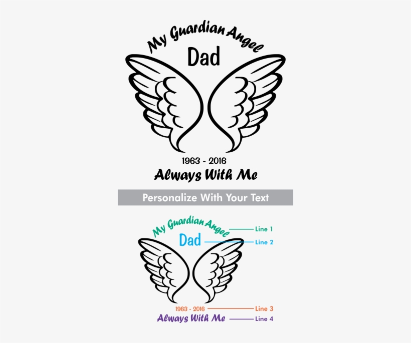 Guardian Angel Style - Decal, transparent png #906387