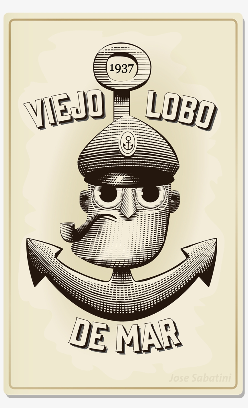 Logo Viejo Lobo De Mar, transparent png #906603