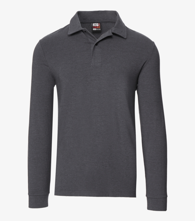 32 Degrees Men's Long Sleeve Polo With Heat Retention - Vetement Mckinley, transparent png #907020
