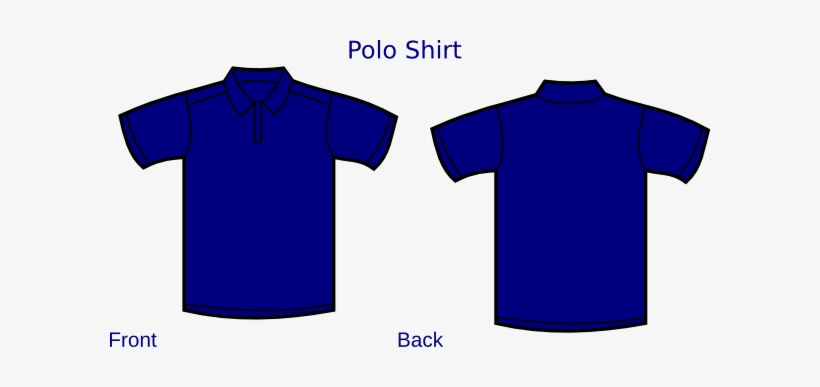 Dark Blue Polo Shirt Tempalte Svg Clip Arts 600 X 307, transparent png #907128