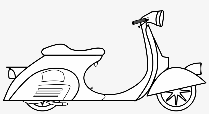 This Free Icons Png Design Of Vespa Scooter, transparent png #907228