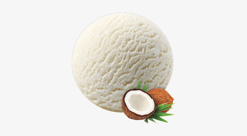 Coconut Ice Cream - Coconut Ice Cream Png, transparent png #907351