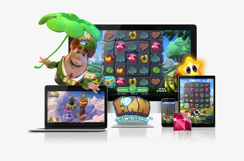 Netent, The Leading Provider Of Digital Gaming Solutions, - Finn And The Swirly Spin, transparent png #907506
