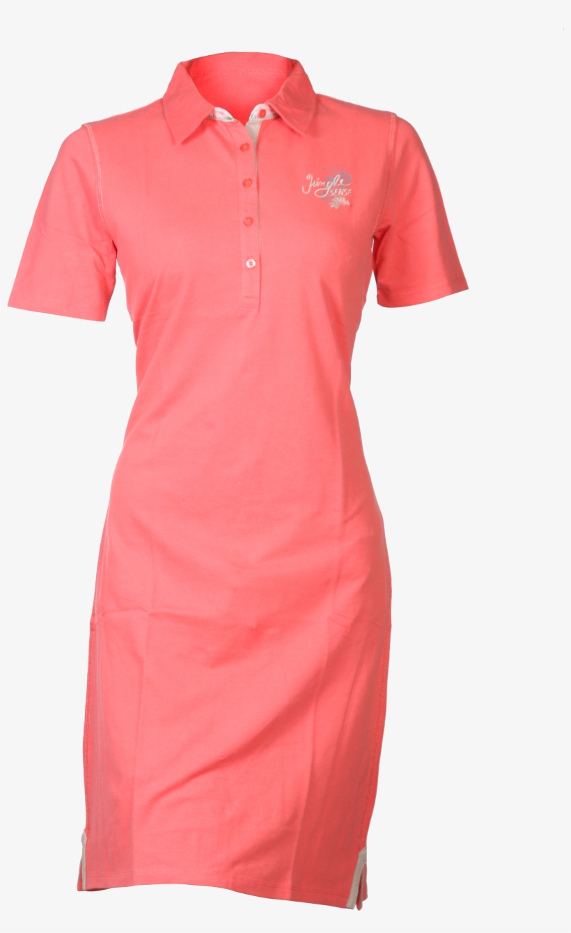 Ladies Short Sleeve Long Polo Dress - Womens Fjallraven Abisko Hike Top, transparent png #907547
