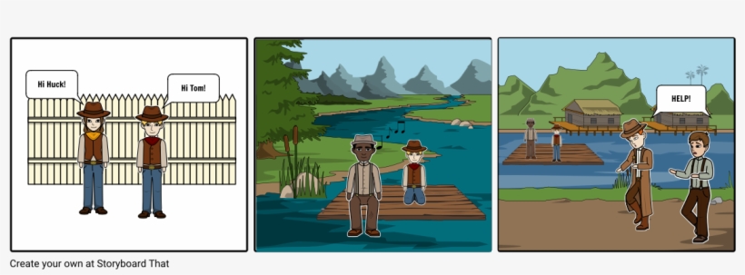 Huckelberry Finn - Cartoon, transparent png #907673