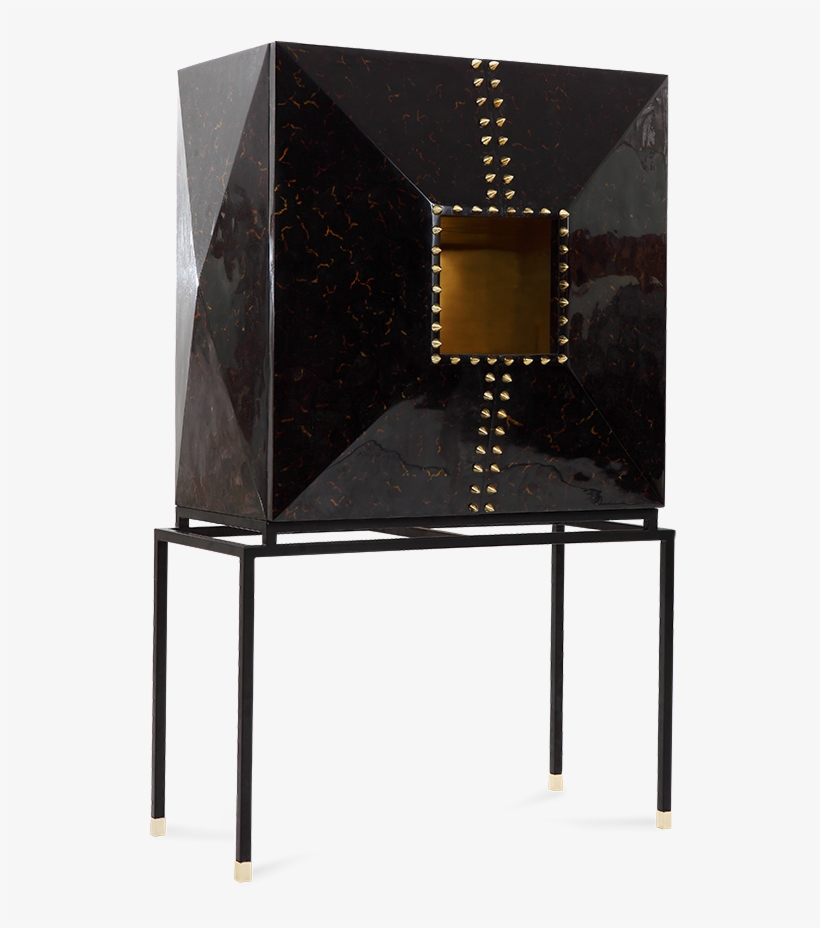 Cabinet, Tortoise Stud, Tortoise Crack Polished And - Furniture, transparent png #908057