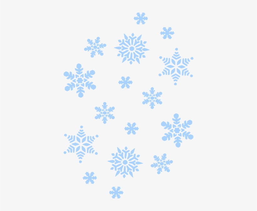 Snowflakes Falling Png - Blue Snowflakes Falling Png, transparent png #908121