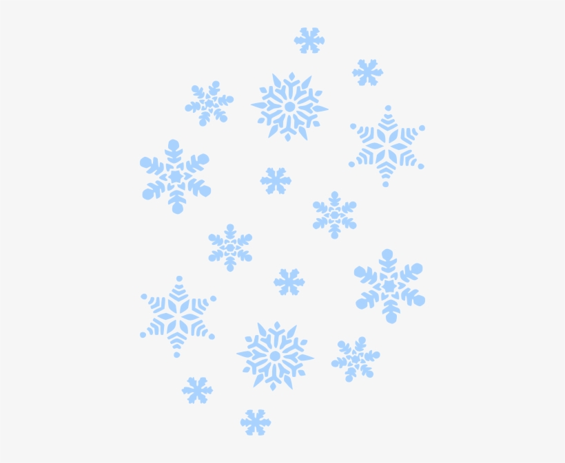 Snowflakes Falling Png - Blue Snowflakes Falling Png, transparent png #908121