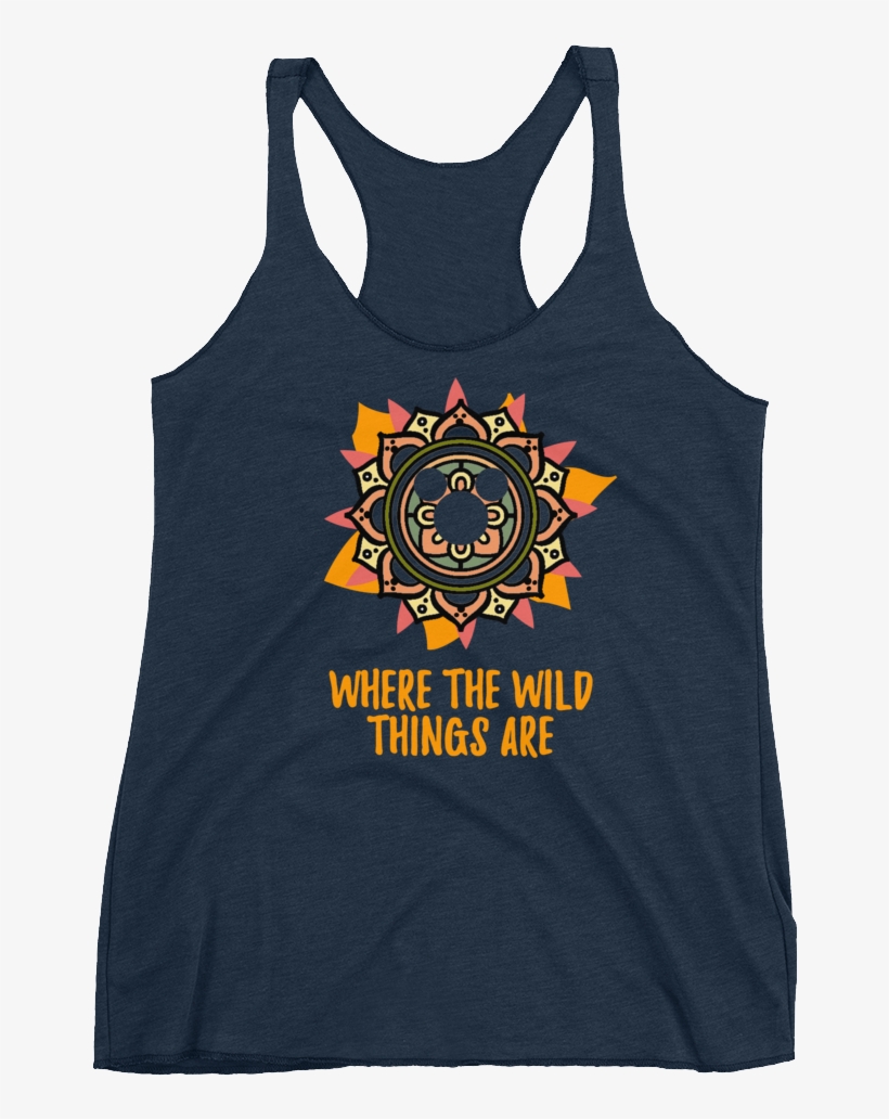 Where The Wild Things Are Women's Racerback - Clark And Addison - Wrigley Field - Chicago Cubs -, transparent png #908175