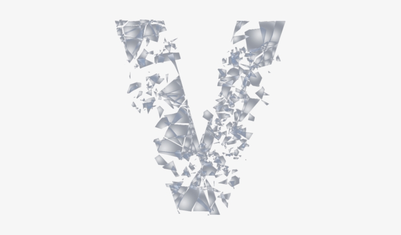 Broken Glass Background Png Psd Detail 3d Broken Chain - V Psd, transparent png #909411