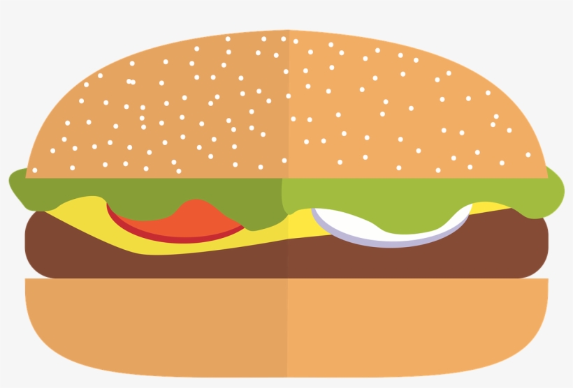 Beef, Burger, Cheese, Hamburger, Bread, Bun, Food - Pão De Hamburguer Png, transparent png #909465