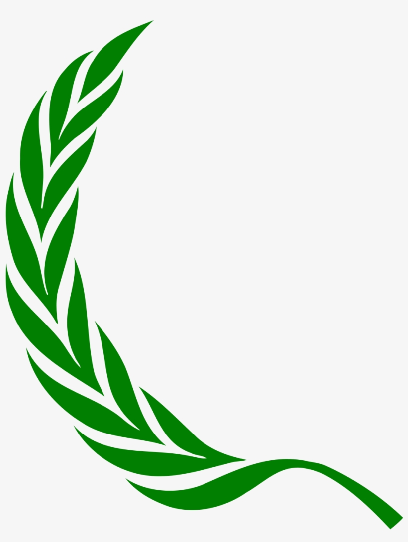 File - Laurel-left - Svg - Laurel Wreath, transparent png #909538