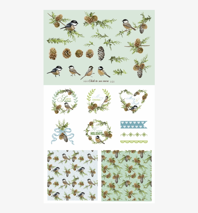 Cards And Notes Elements S543 - Kiefernkegel Weihnachtsmuster - Fleecedecke, transparent png #909894