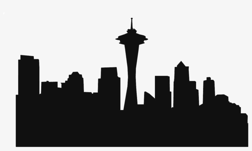 The Gallery For > City Silhouette Png - Seattle Skyline Png, transparent png #909895