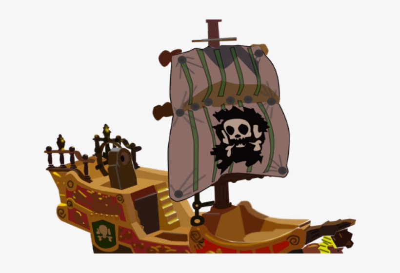 Viking Ship Clipart Scribblenauts - Pirate Ship Transparent, transparent png #9000675