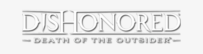 Dishonored Clipart Outsider - Calligraphy, transparent png #9000746