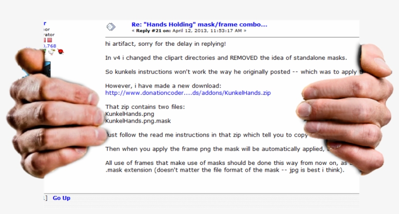 Looks Like The Mask Needs To Be Shaved A Bit On The - Hand Png Transparent Holding, transparent png #9000965