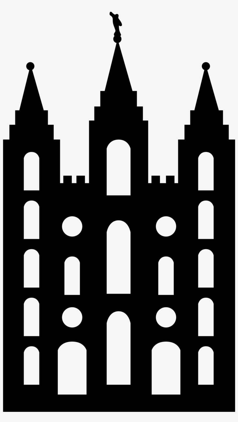 Salt Lake City - Salt Lake Temple, transparent png #9001135