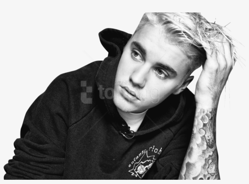 Free Png Justin Bieber Black & White Png - Justin Bieber Black And White, transparent png #9001705