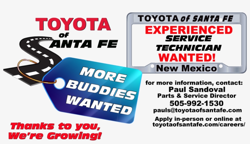 Service Technician - Toyota Of Santa Fe, transparent png #9002194