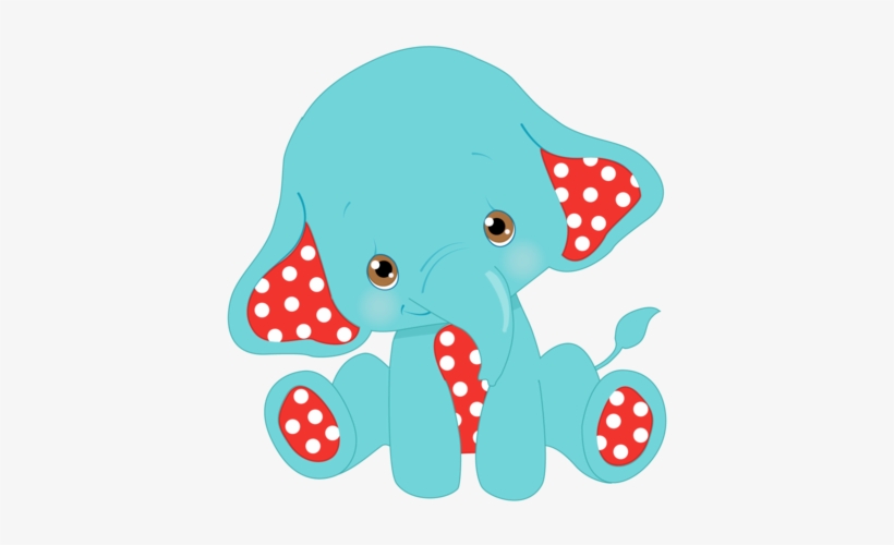 Sublimation Transfer Animal Baby Blue Elephant With - Illustration, transparent png #9002977