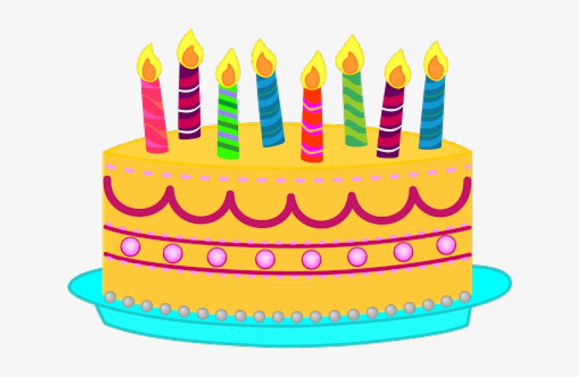 Chocolate Birthday Cake With Number Candle For 4 Years Old Stock  Illustration - Download Image Now - iStock