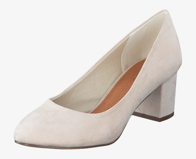 Bianco Blok Heel Pump Amj17 28 Sand 57266-01 Womens - Basic Pump, transparent png #9004330