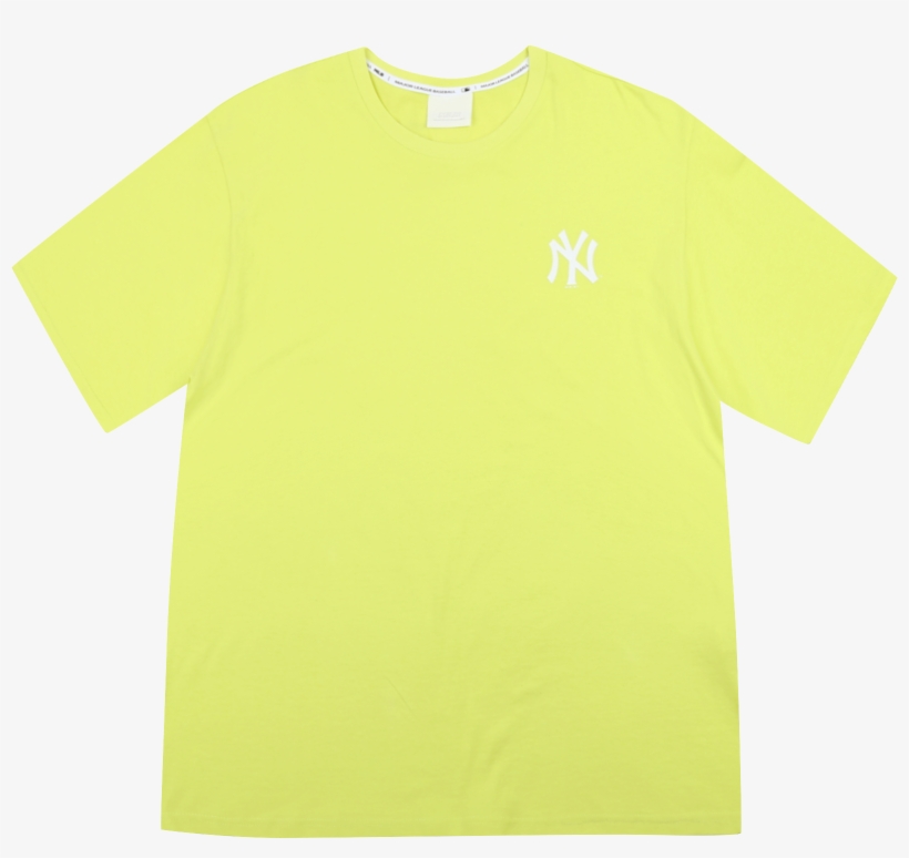 New York Yankees Logo Point Over Fit Basic Short Sleeve - Supreme Rubber Johnny Tee, transparent png #9005188