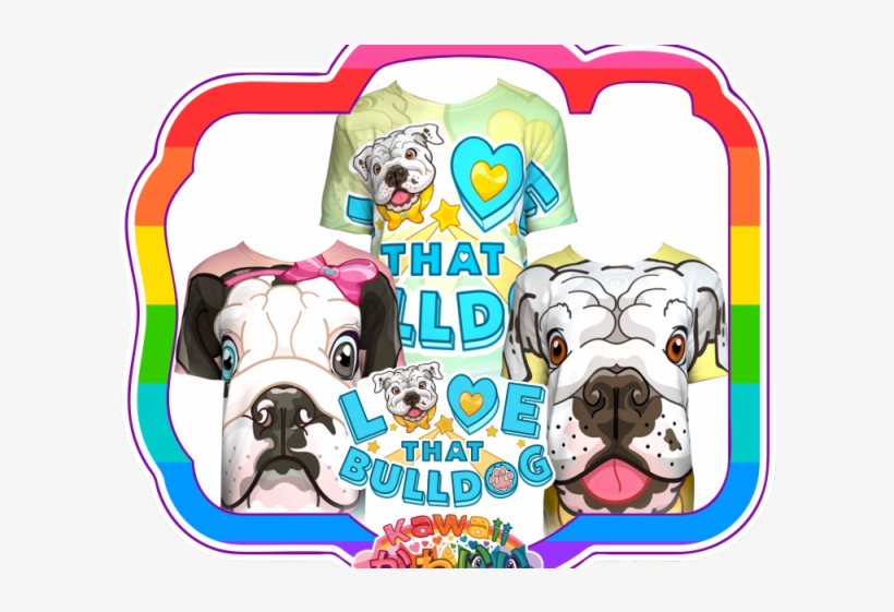 English Bulldog Clipart Kawaii - Toy Bulldog, transparent png #9005478