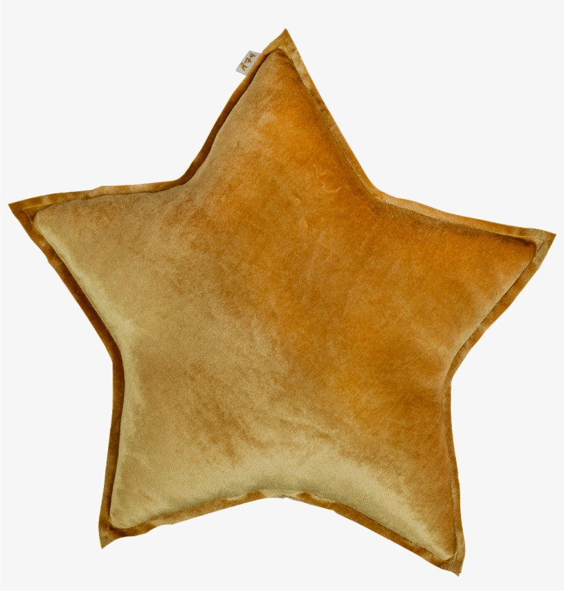 Star Cushion Velvet S024 Cut Out V=1527696008 - Kussen Goud Ster, transparent png #9006650