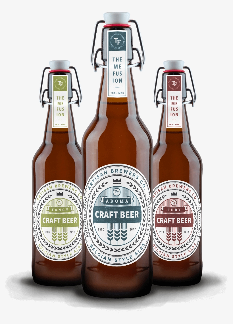 Slide Main Bottles - Brewery, transparent png #9006880