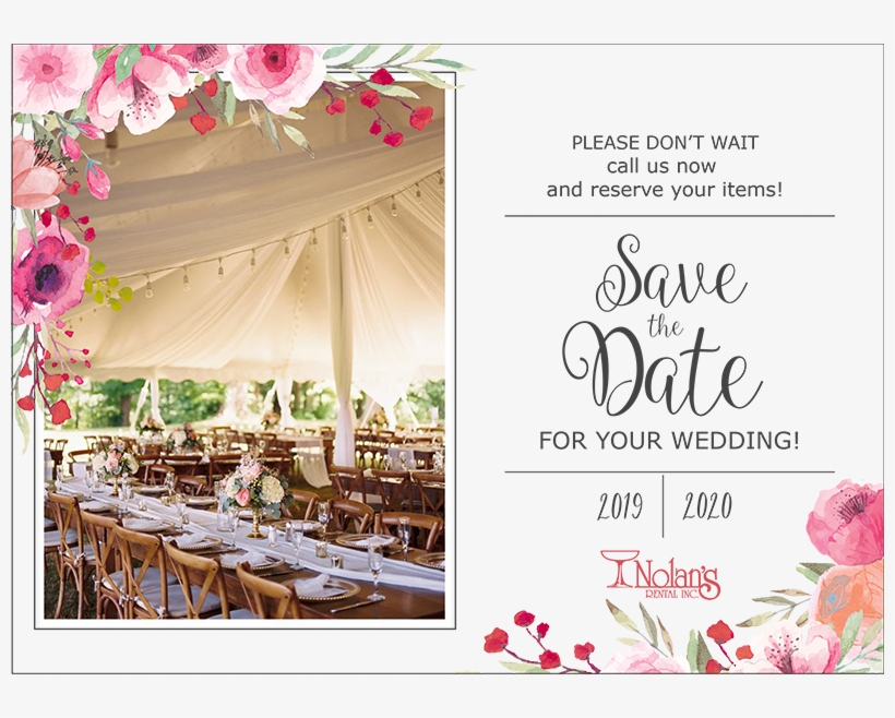 Save The Date For Your Wedding - Garden Roses, transparent png #9007940