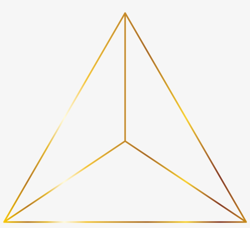 I Met My First Unicorn When I Was Sitting On The Lawn - Triangle, transparent png #9007943