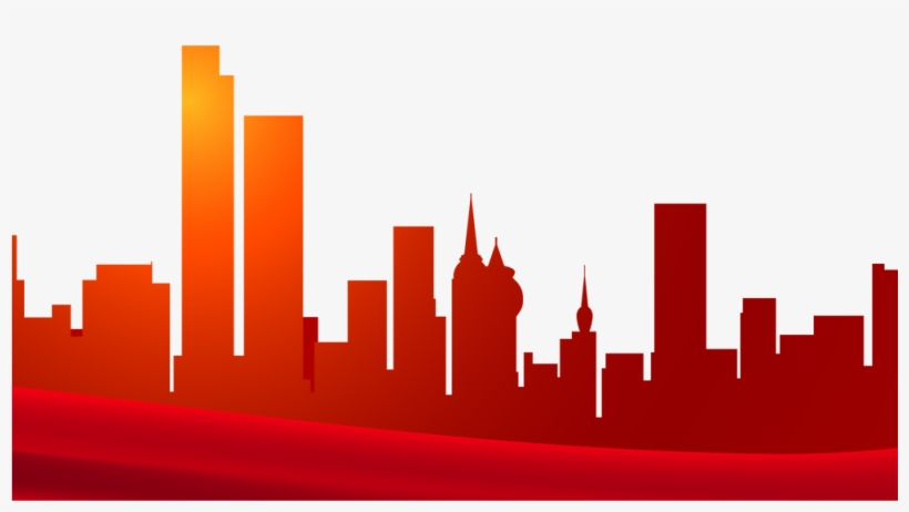 Skyline Silhouette Png Com Free For - Chinese City Png, transparent png #9007967