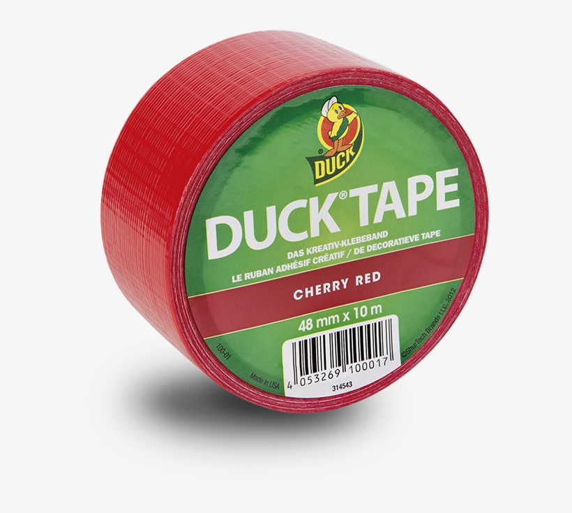 Duck Tape, Cherry Red - Label, transparent png #9008045