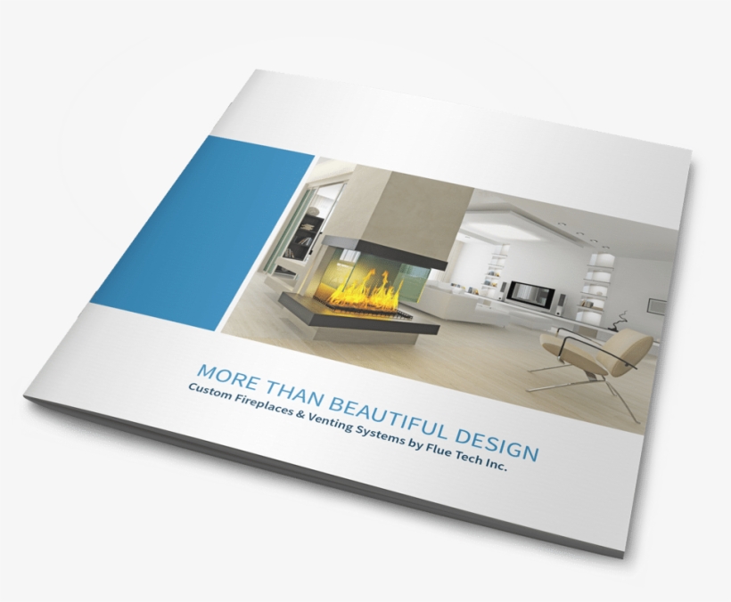 Custom Fireplace Brochure - Flyer, transparent png #9008365
