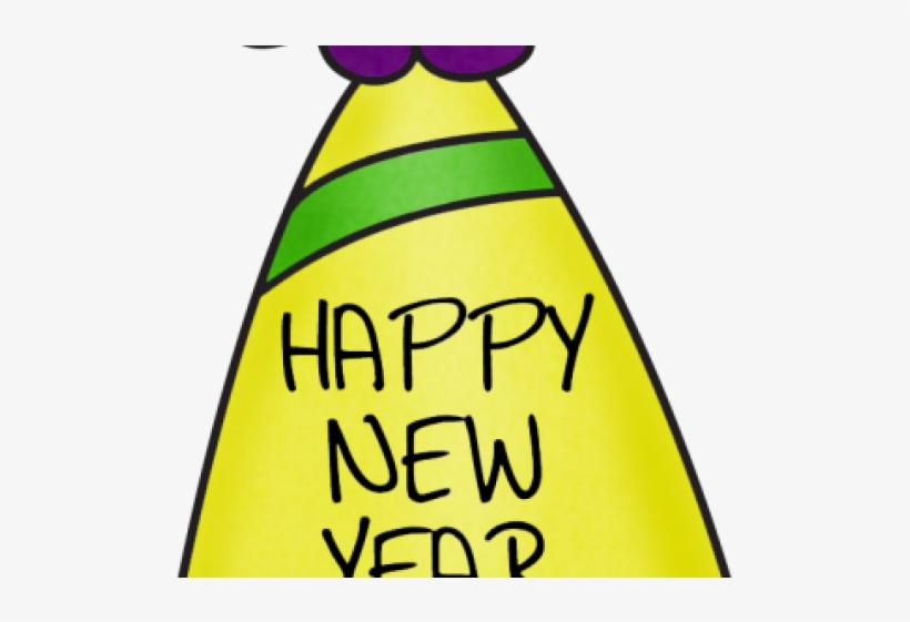 Happy New Year Clipart Party Hat, transparent png #9008535