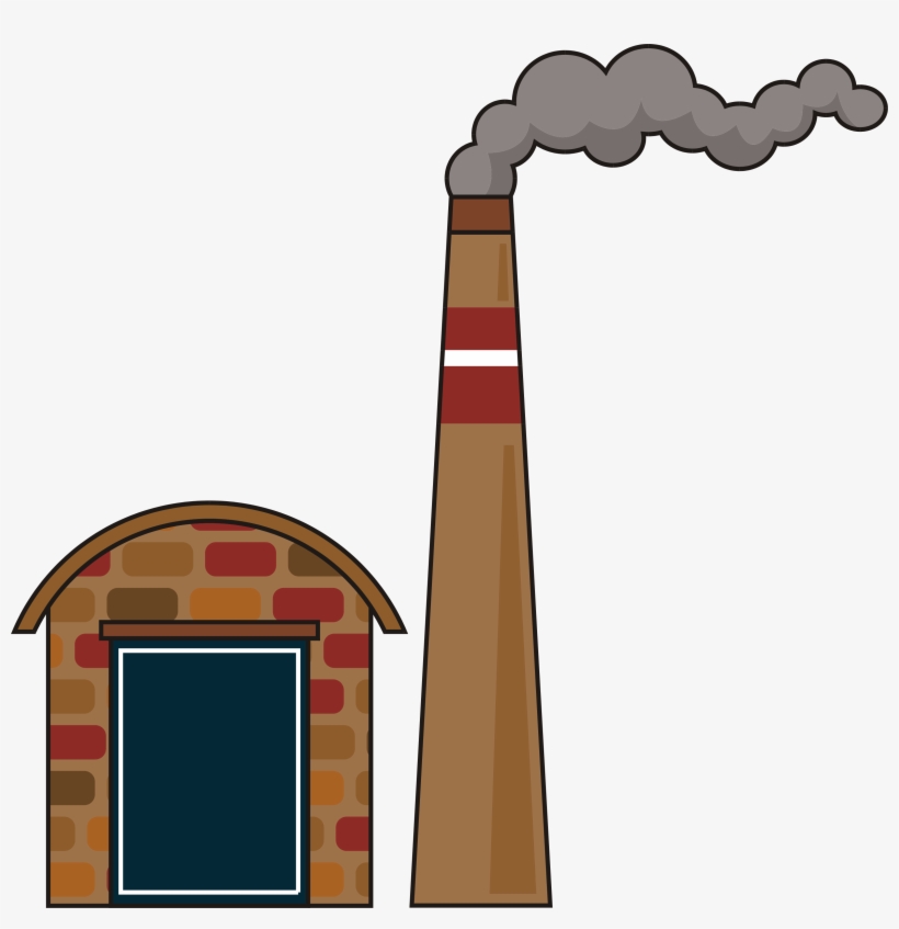 Factory Smoke Chimney - Chimney Png, transparent png #9008568