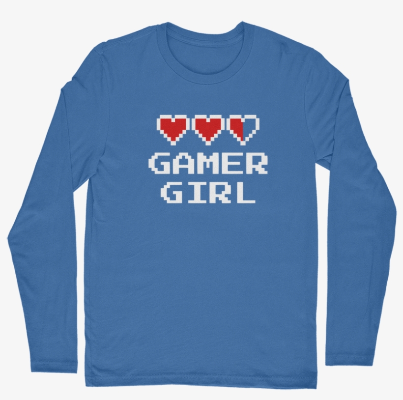 Gamer Girl Video Game ﻿classic Long Sleeve T-shirt - Jaguar, transparent png #9009078