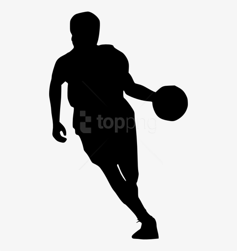 Free Png Basketball Player Silhouette Png Images Transparent - Transparent Basketball Player Silhouette, transparent png #9009281