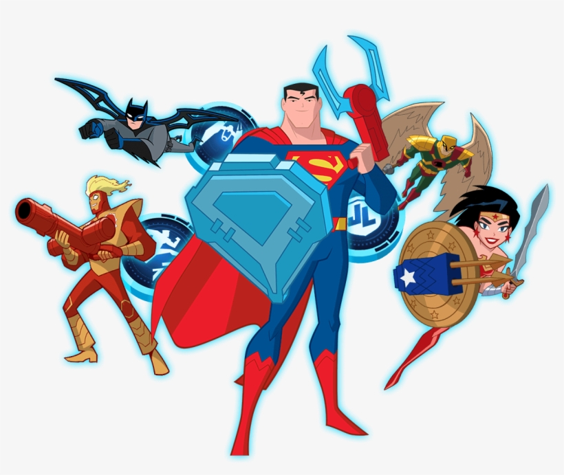 Justice League Action Run - Os Personagens Justice League Action, transparent png #9009419