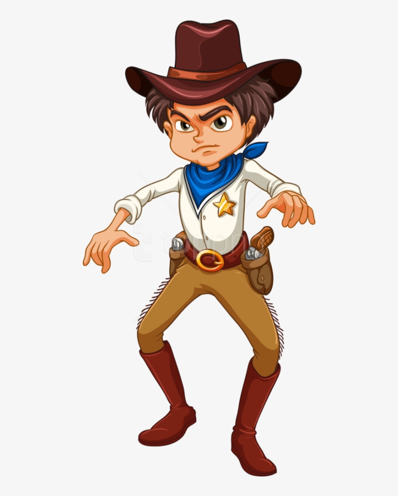 Free Png Download Cowboy Clipart Png Photo Png Images - Cowboy Cartoon Png, transparent png #9009864