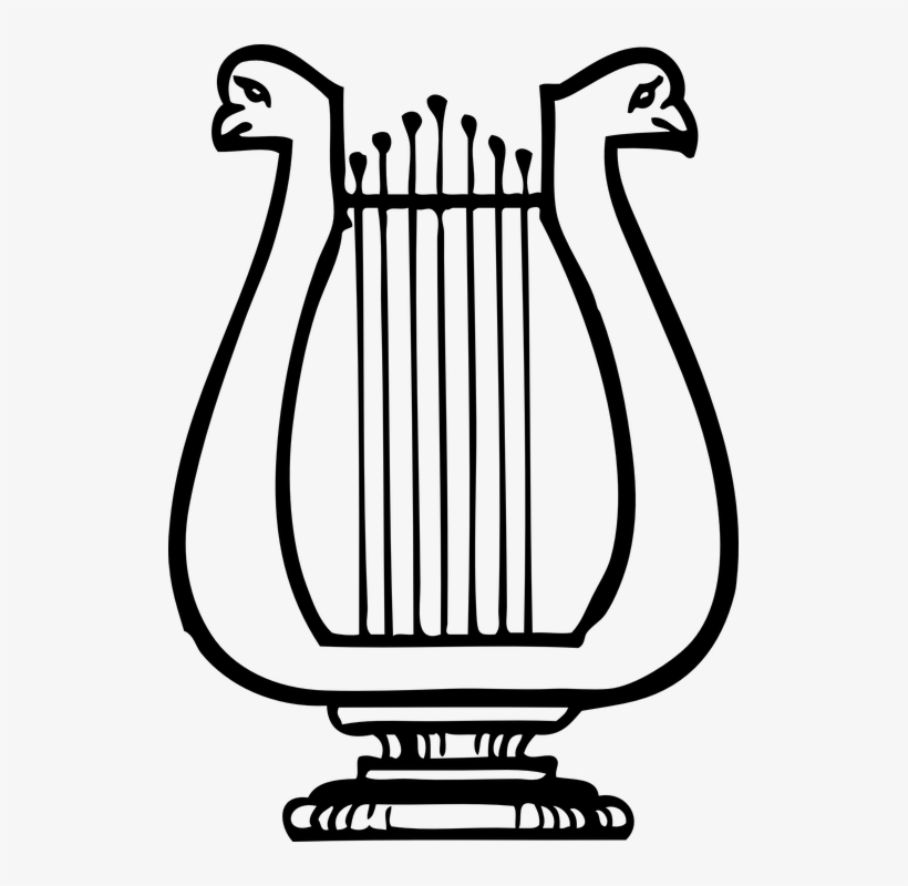 Lyre Clipart, transparent png #9010339