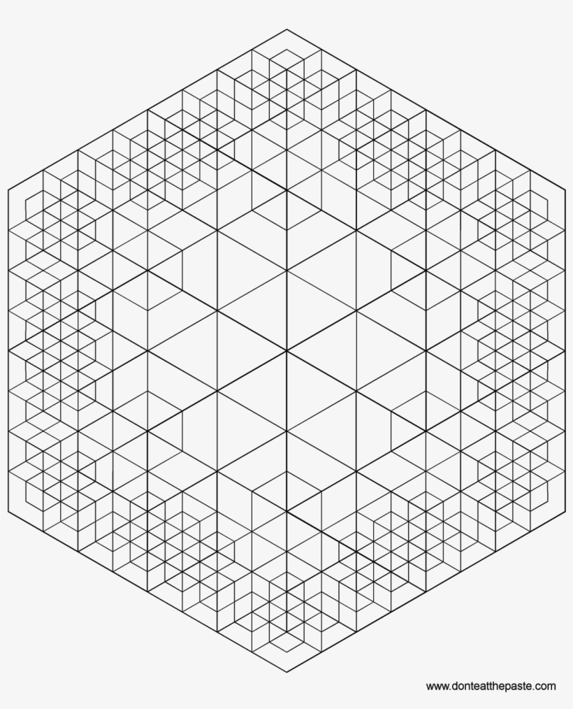 Large Transparent Png Versions - Mandala Hexagonal, transparent png #9010843