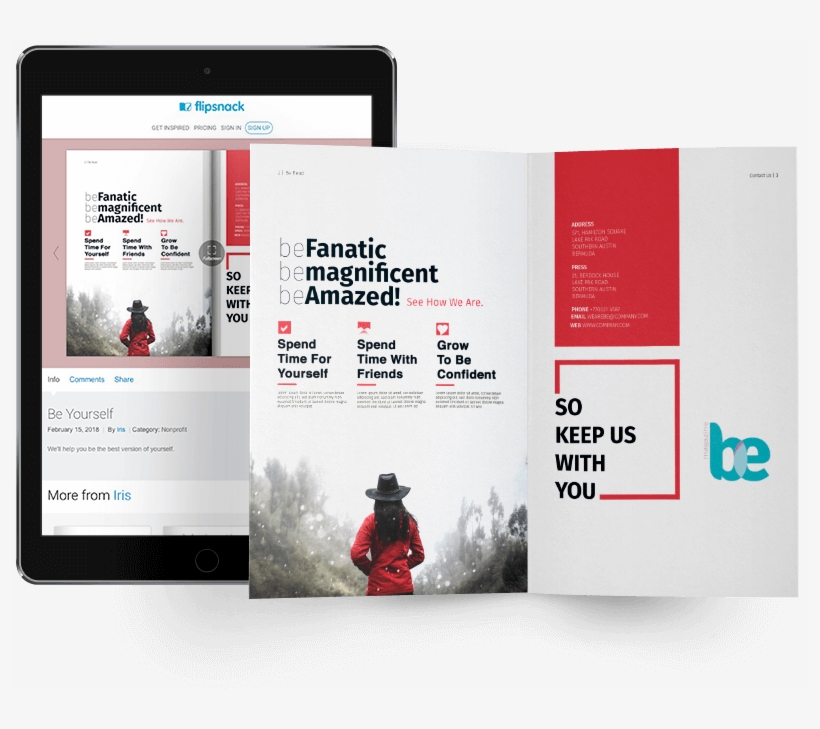 Digital Brochure Tool - Flyer, transparent png #9010941