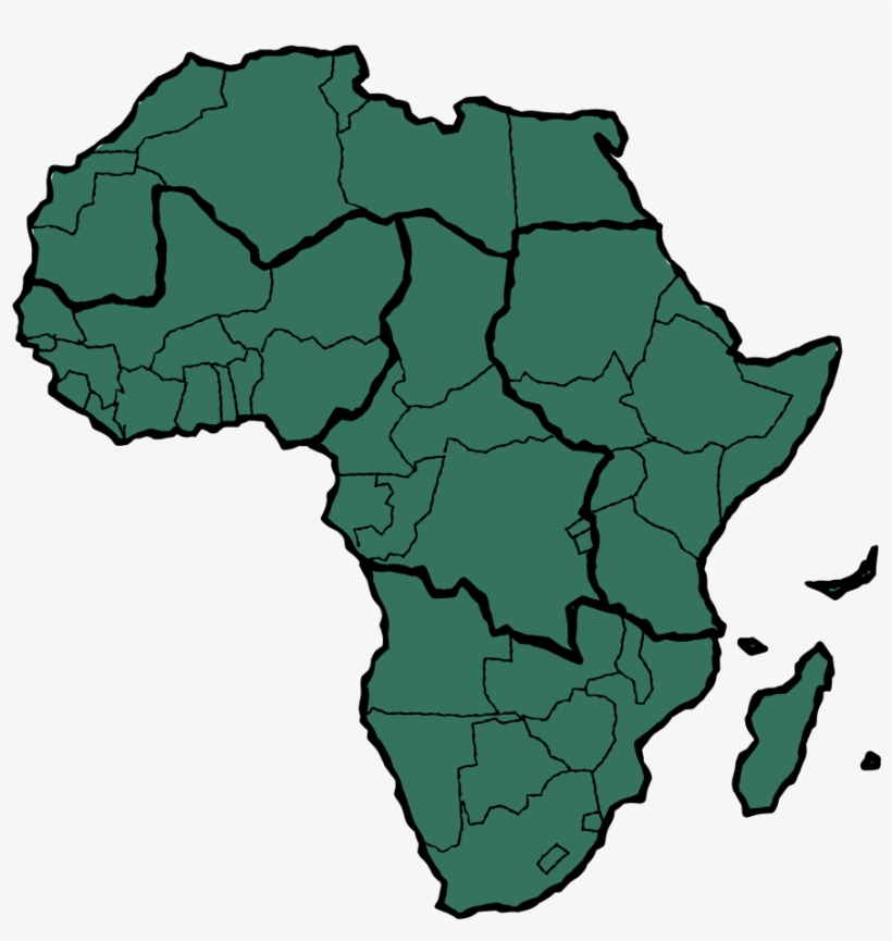 Interactive Regional Map Of Africa - African Stereotypes, transparent png #9011219