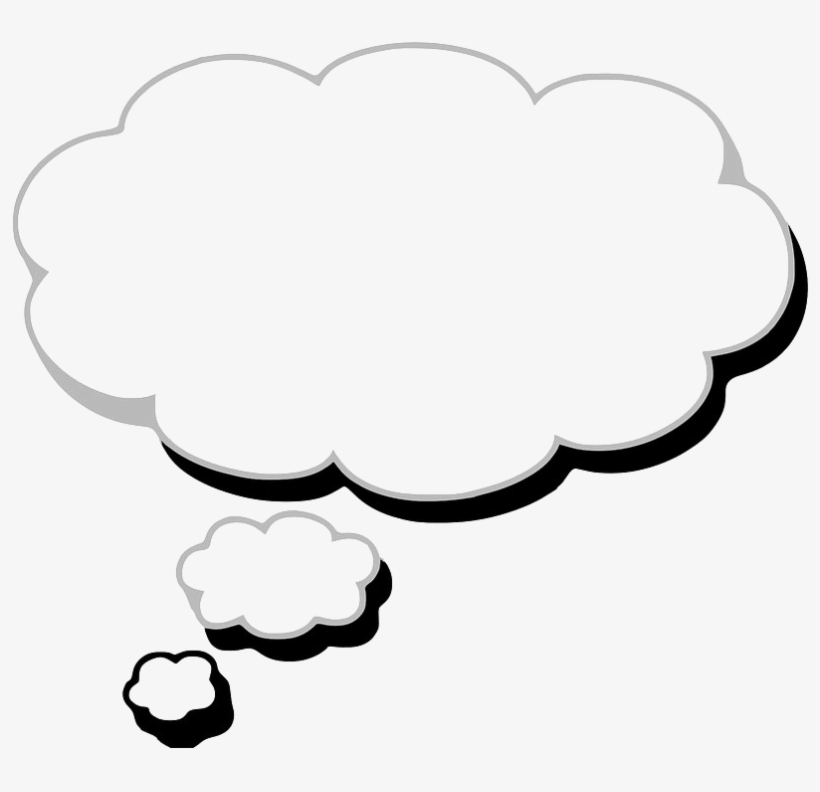 Dream Bubble Png Clipart - Thought Cloud, transparent png #9011287