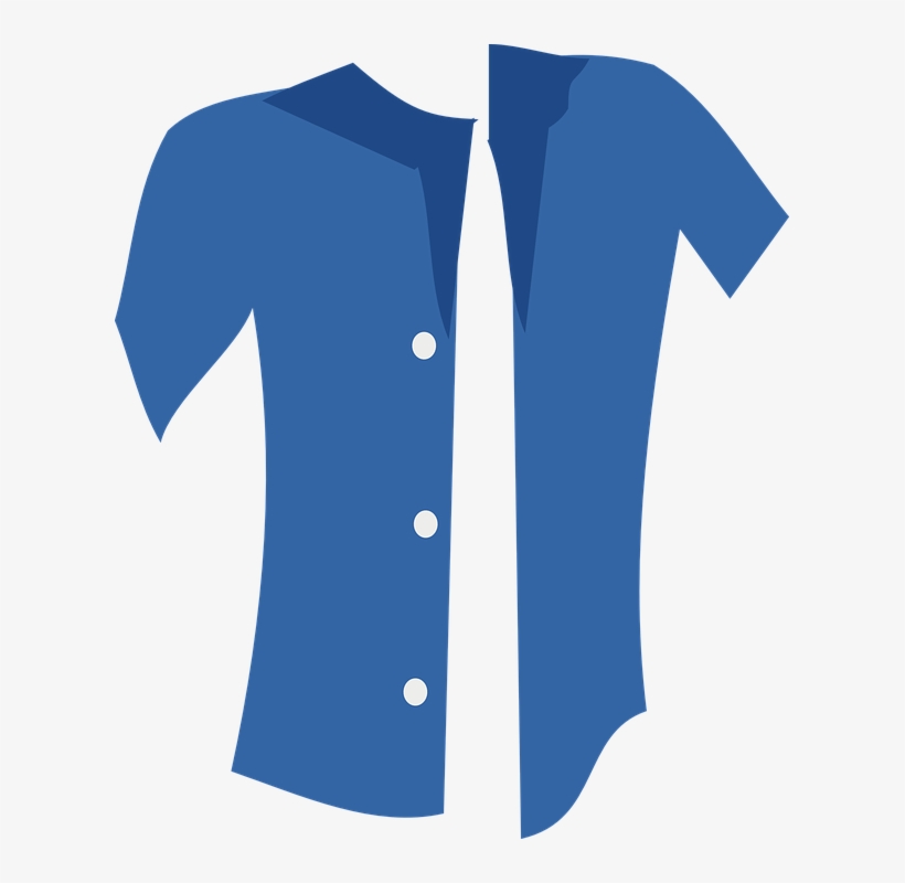 Ropa Vector Png - Shirt With Button Clipart, transparent png #9011330