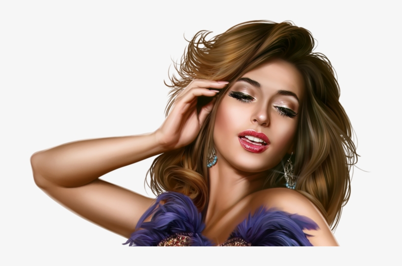 Female Clipart Beautiful Woman - Beautiful Face Png Transparent, transparent png #9011574